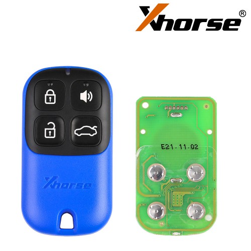 XHORSE XKXH02EN Wire Remote Key Universelle 4 Boutons 5pcs/lot