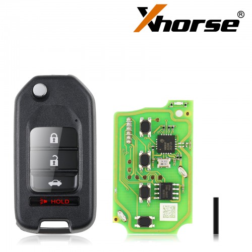 Xhorse XKHO01EN Honda Type Wire Remote Key Universelle Fob 3+1 Boutons 5PCS