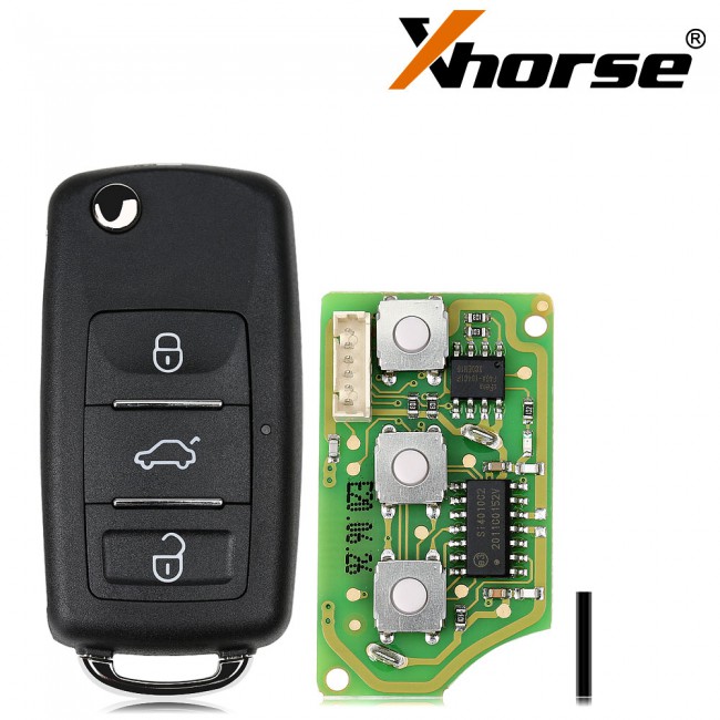 Xhorse XKB510EN Wire Remote Key Universelle VW B5 Type 3 Boutons 5pcs/lot
