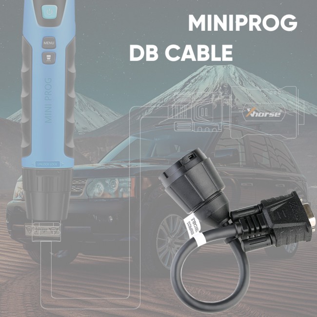 Xhorse XDNP13 DB9 Câble Pour Benz Fonctionne Avec Mini Prog et EZS Adaptateurs
