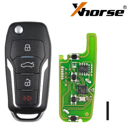 Xhorse XKFO01EN X013 Wire Remote Key Ford Condor Flip 4 Boutons 5pcs/lot