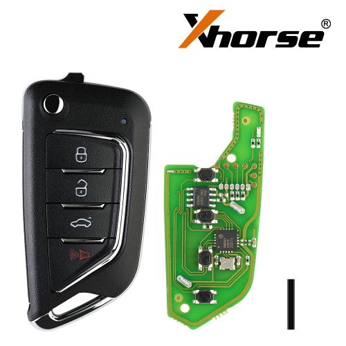 Xhorse XKCD02EN Wire Remote Key KAI DLK Filp 4 Bouton Pour Cadillac 5pcs/lot