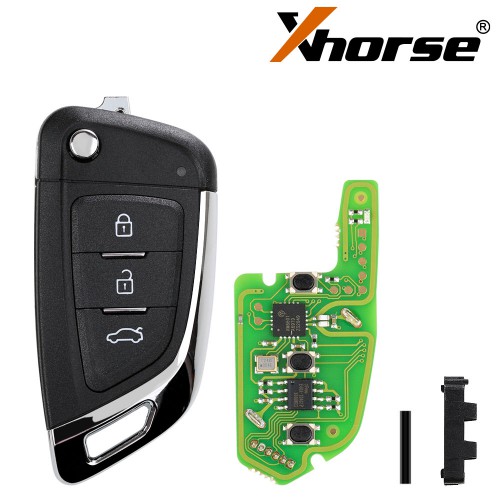 XHORSE XKKF03EN Wire Remote Key Universelle Fob Knife Style 3 Boutons 5PCS