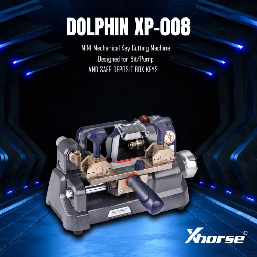 Xhorse DOLPHIN XP-008 MINI Machine à Tailler Les Clés Mécanique XP008 Conçu pour Bit/Pump Clés