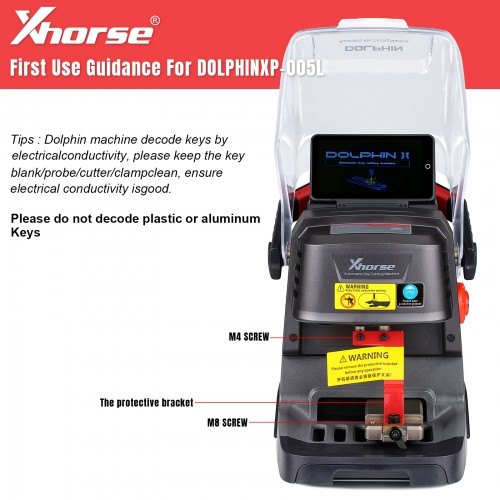 Xhorse Dolphin XP005L Dolphin II Machine à Tailler Les Clés Automatique Avec Écran Tactile Réglable