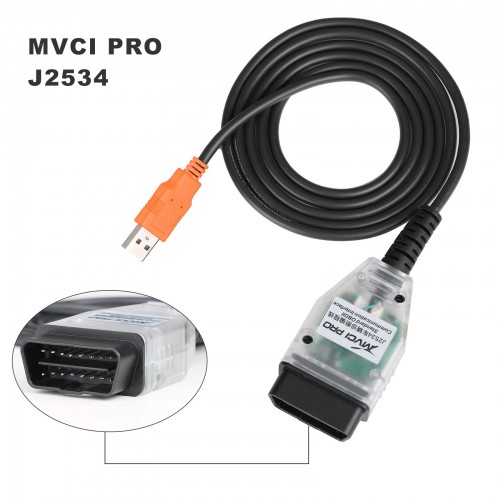 XHORSE MVCI PRO J2534 Câble De Programmation De Diagnostic XDMVJ0