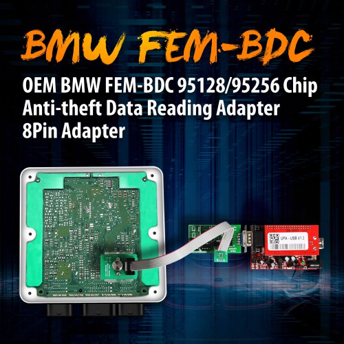 OEM BMW FEM-BDC 95128/95256 Chip Anti-theft Data Reading Adapter 8Pin Adapter